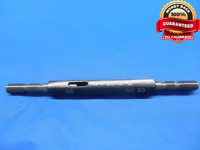 1/4 28 NF 2 HILO SET THREAD PLUG GAGE .25 GO NO GO P.D.'S = .2268