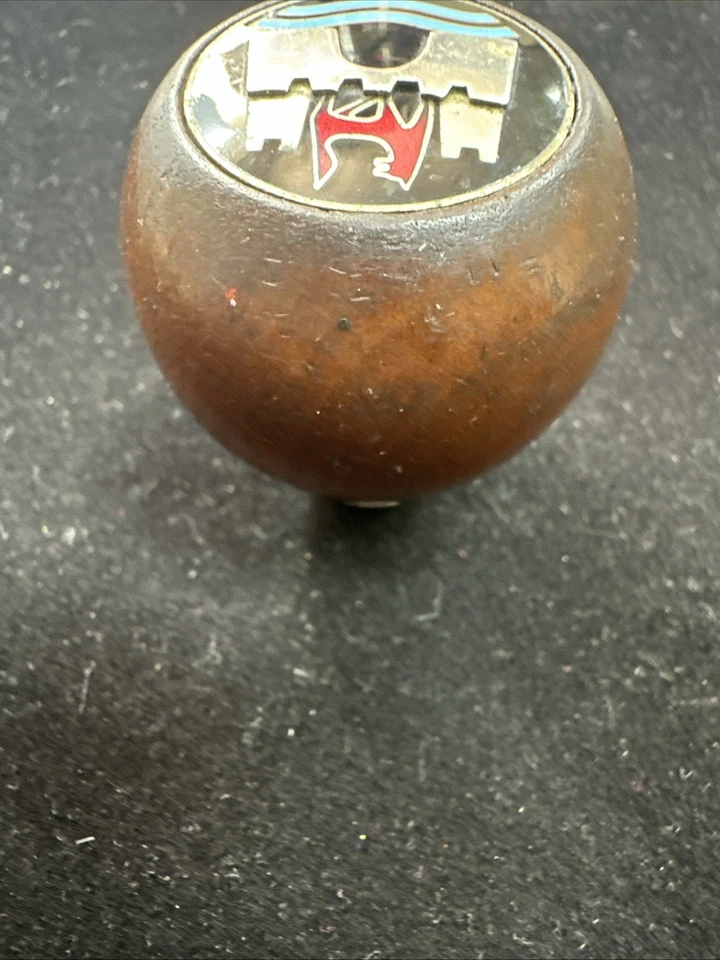 De colección, clásico Volkswagen palanca de cambios Wolfsburg nogal, Cloisonne! Foto 4 de 4