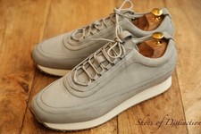 Grenson Grey Nubuck Leather Shoes Trainers Sneakers Men's UK 9 F US 10 EU 43