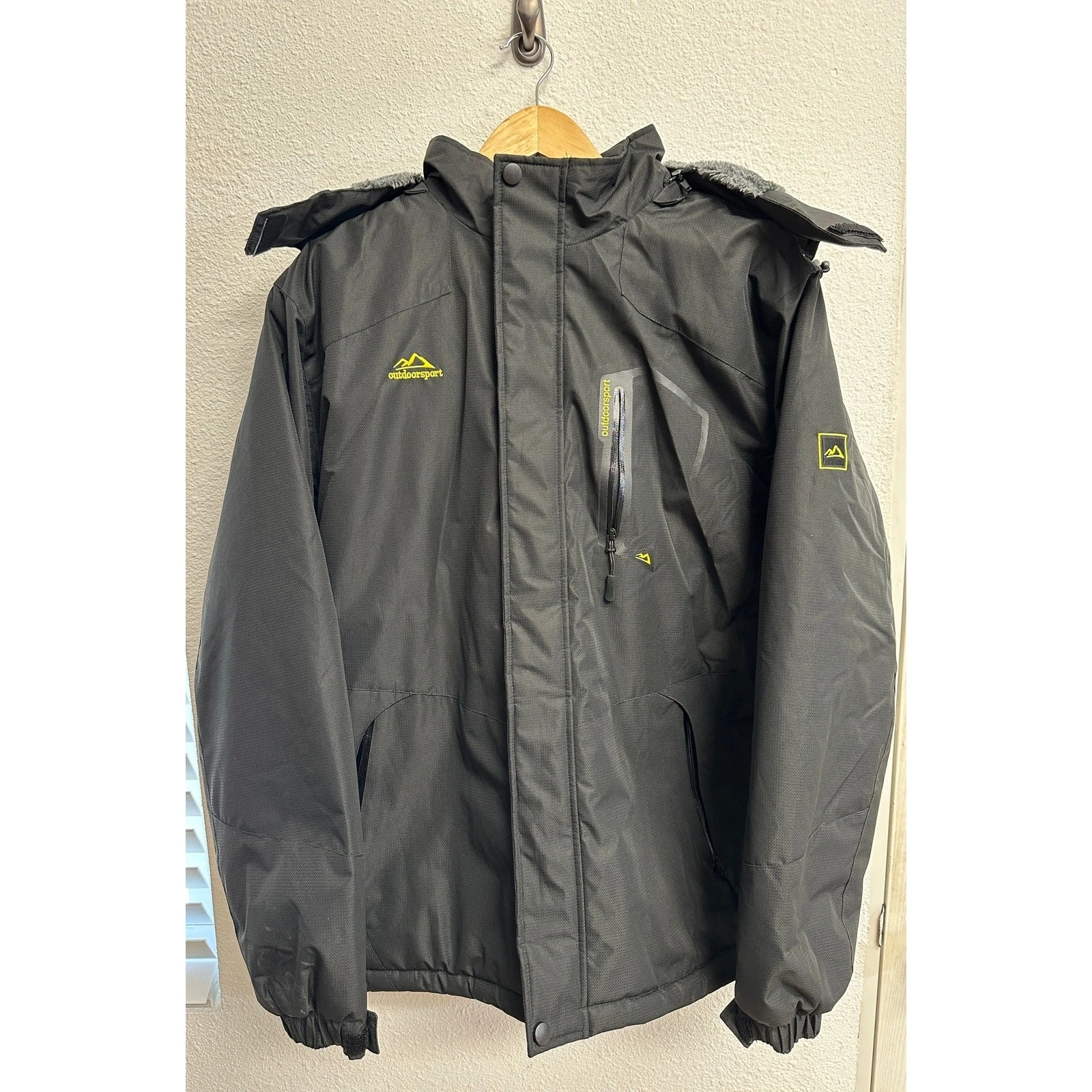 Men’s Winter Coats Water Resistant Snow Ski Jacket Fleece Lined Parka