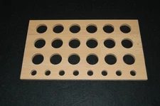 Reloading Die Storage Rack for Dies installed in Hornady Lock-n-Load Bushings