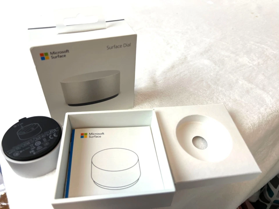 Microsoft Surface Dial  Silver -2WS-00001 Model 1756 NEW OPEN BOX - Image 3 of 4