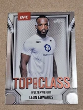 2025 LEON EDWARDS TOPPS CHROME TOP OF THE CLASS UFC MMA CARD #TTC-9 ENGLAND 