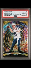 2024 Panini Select - Color Wheel Drake Maye #4 Gold Prizm /10 (RC) PSA 10 💥 🤯