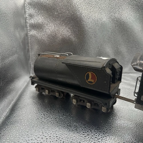 LIONEL PREWAR O-GAUGE 263E GUNMETAL LOCOMOTIVE WITH 263W WHISTLE TENDER - Picture 3 of 13