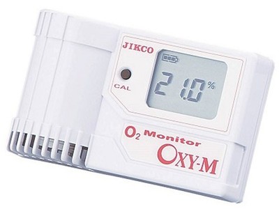 OXY-1-M Oxygen Analyzer 0-100% O2 Internal Sensor JIKCO Japan