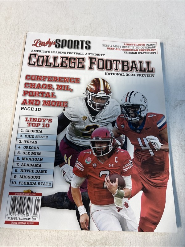 Lindy Sports College Football National 2024 Preview Cover Conference Chaos