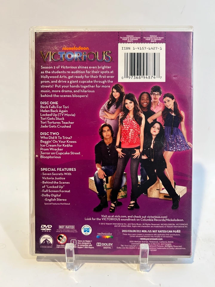 Victorious: Complete Second Season (DVD Set, 2011) - Image 2 of 2