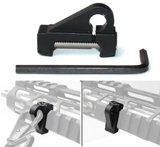 Black Aluminum Picatinny Sling Hook adapter mount