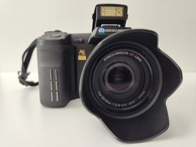 Konica Minolta DiMAGE A2 8MP Camera - Tested, Box, Battery, CF Cards, Case