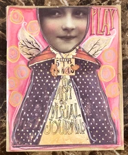 Play Issue 4 The Art of Visual Journals Magazine By Teesha Moore 2002 Zine Rare