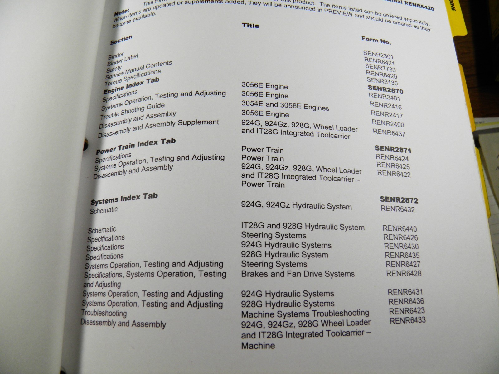 CAT Caterpillar It28g 924g/gz 928g Troubleshooting Service Manual Wheel  Loader | eBay