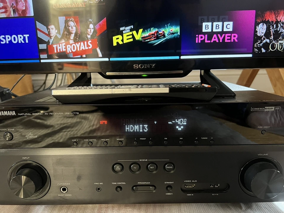Yamaha Rx-v779 7.2 Channel Natural Sound AV Receiver - Excellent Condition - Image 4 of 4