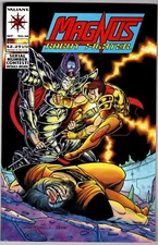 MAGNUS, ROBOT FIGHTER, #28, VALIANT COMICS, 1993, SLEEVE/BOARD