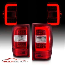 [LED C Light Bar] 2001-2011 Ford Ranger Red Clear Lens LED Tail Lights