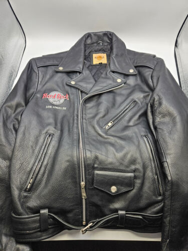 🌟 Vintage  Hard Rock Cafe CREED Los Angeles Varsity Jacket Size Medium Used - 第 1/18 張圖片
