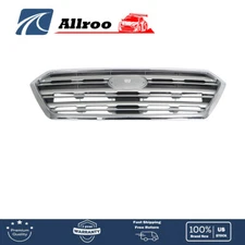 Front Bumper Grill Grille Chrome Plastic Fit For Subaru Outback 2015-2017 New