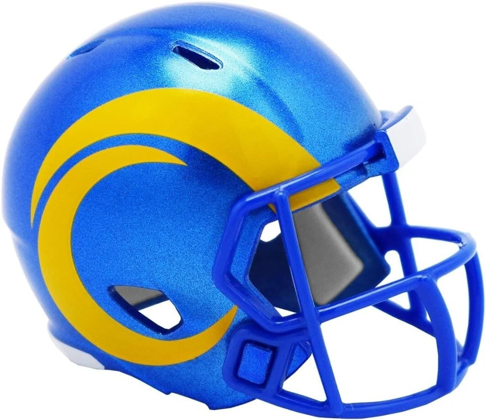 Casco Los Angeles Rams Pocket Pro Riddell NFL estilo velocidad Foto 2 de 2