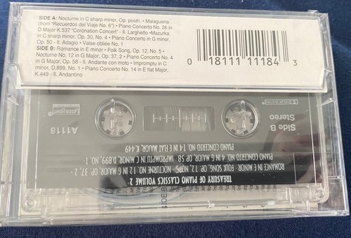 A Treasury of Piano Classics Volume 2 - Cassette Tape - Brand New Sealed. - Picture 2 of 2