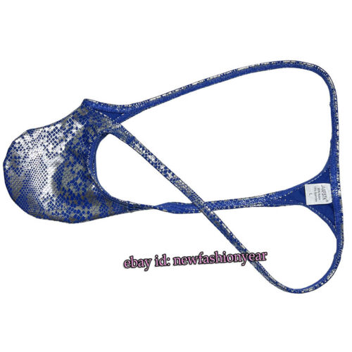 Ropa interior de bikini brillante para hombre bolsa calzoncillos potenciadores tiro bajo tanga calzoncillos - Imagen 15 de 38