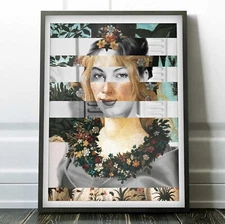 Botticelli's Flora & Ava Gardner - Poster Canvas Artwork