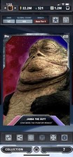 Topps Star Wars Digital Card Trader Tier 8 - Dual Galaxy Purple Jabba - Base 3