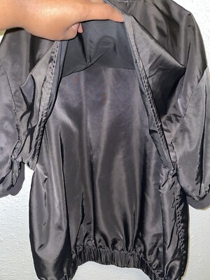 Men Fear Of God Essentials Short Sleeve Bomber Nylon Jacket