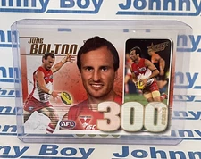 2013 AFL Select Champions 300 Game Case Card Jude Bolton CC47 #262 Sydney Swans