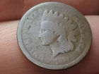 1872 Indian Head Cent Penny- Shallow N, Good Details