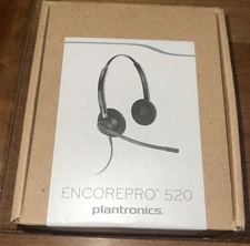 Plantronics | 89434-01 | HW520 | EncorePro Black Headband Headsets