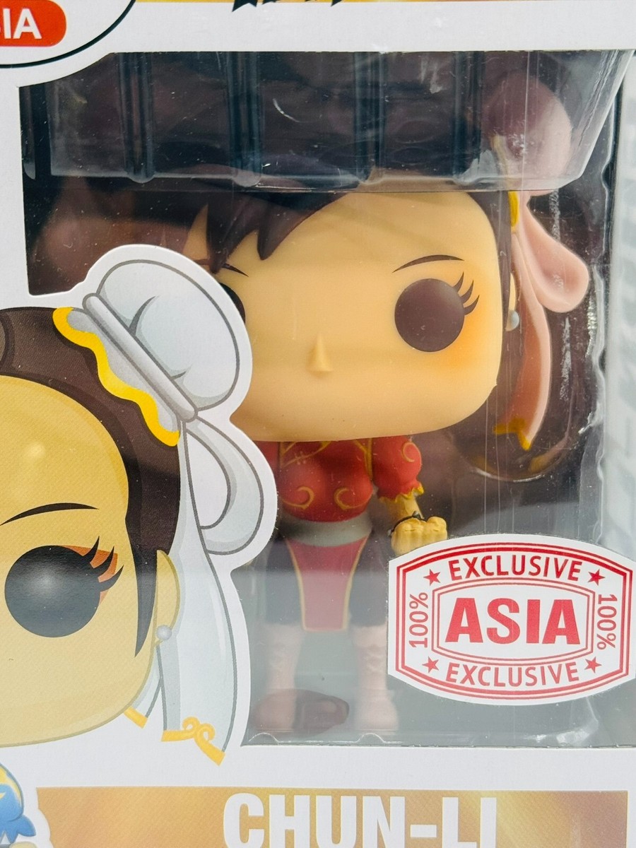 Funko Pop Asia CUSTOM Street Fighter #70 CHUN-LI in RED