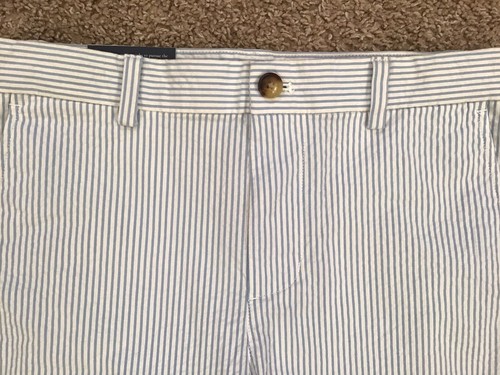 Vineyard Vines Boys Cotton Striped Four Pocket Breaker Chino Pants Blue Size 16 - Picture 3 of 10