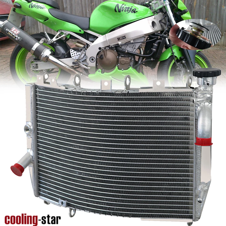 Radiador de aluminio para Kawasaki Ninja ZX-9R ZX900 1998-2003 #39061-1248 Foto 2 de 4