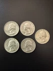 New ListingLot Of 5 1964 D Washington Quarters - Lot 1