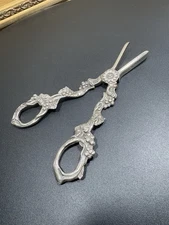 Antique Victorian Sterling Silver Candle Wick Scissors – Sheffield 1890