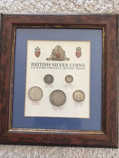 British Silver Coins Each Coin Struck In 500 Fine Silver
