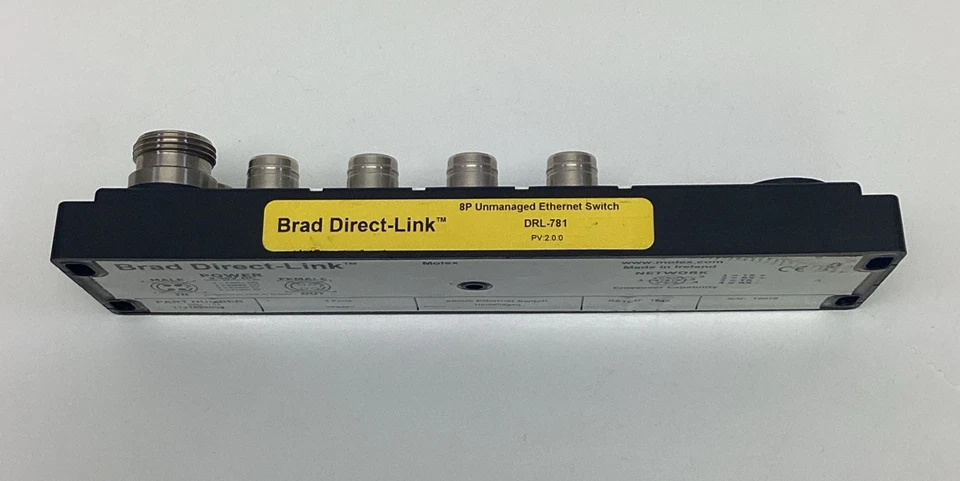 Brad Harrison DRL-781 / 1121055004 Direct Link 8-Position Ethernet Switch - Image 3 of 4