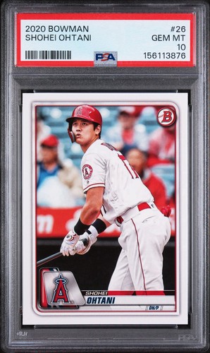2020 Bowman SHOHEI OHTANI #26 PSA 10 GEM MINT QUANTITY AVAILABLE 