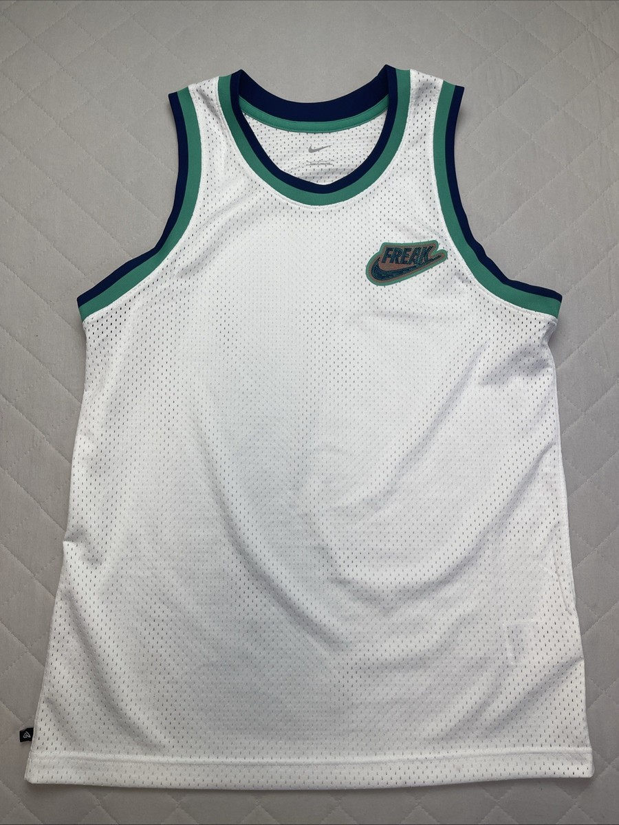 Nike Freak Basketball Jersey Mens Size Large Giannis Bucks NBA