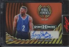 2026 Leaf Sports Heroes Heroic Moments Orange Larry Johnson 4/6 Auto Autograph