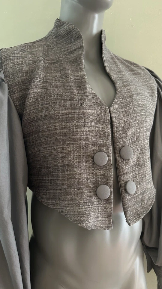 Chaqueta Romeo Siglo XVIII Recortada Manga Hinchada Renacimiento Para Hombre Talla M/L Foto 4 de 4