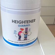 Heightener Vitamin Gummies Erdbeere 60 Stk, Unterstützung Knochenwachstum