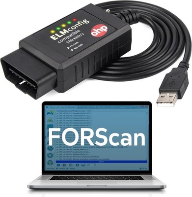 OHP FORScan ELM327-based OBD2 to USB Diagnostic Scan Tool with MS-Can/HS-Can... 