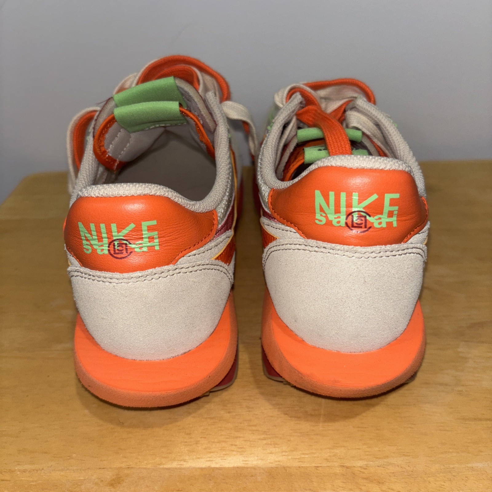 SACAI X NIKE Taglia 10 Nike sacai x Clot x LDWaffle Net arancione Blaze