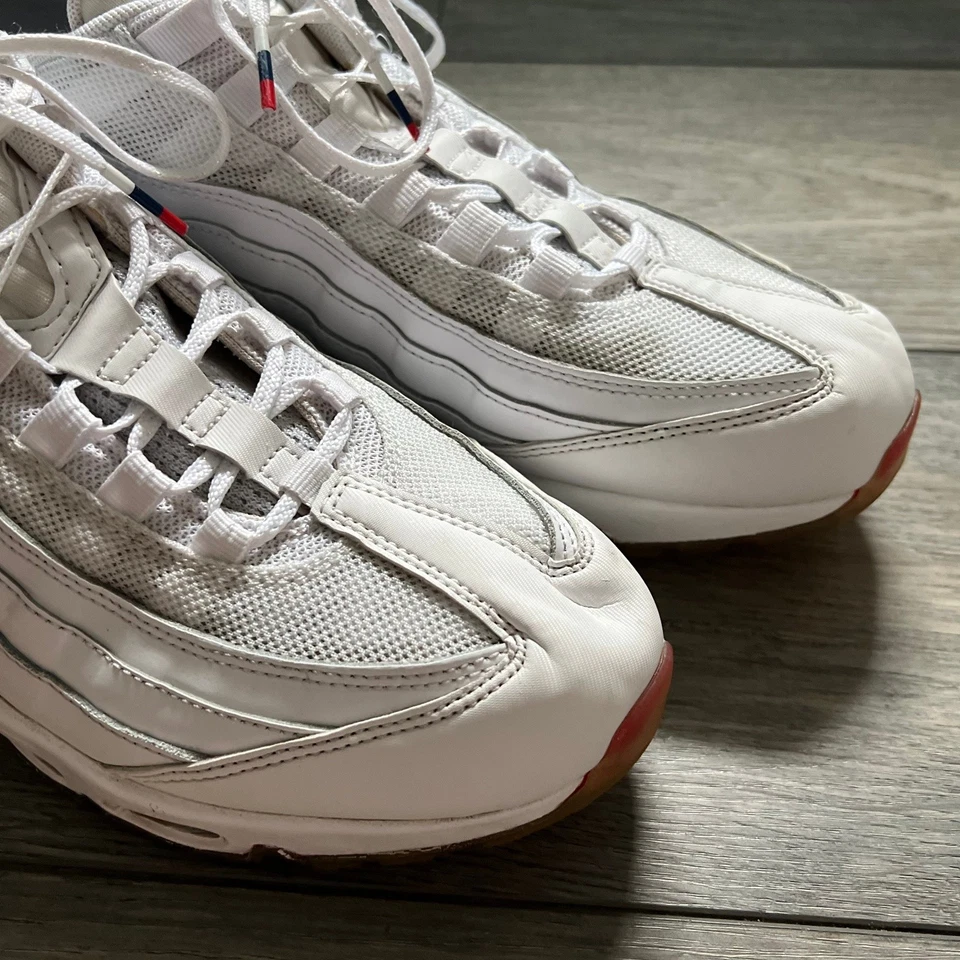 Nike Air Max 95 USA Glacier Blue White Red AQ7981-100 Men’s 11 Sneakers - Image 2 of 4