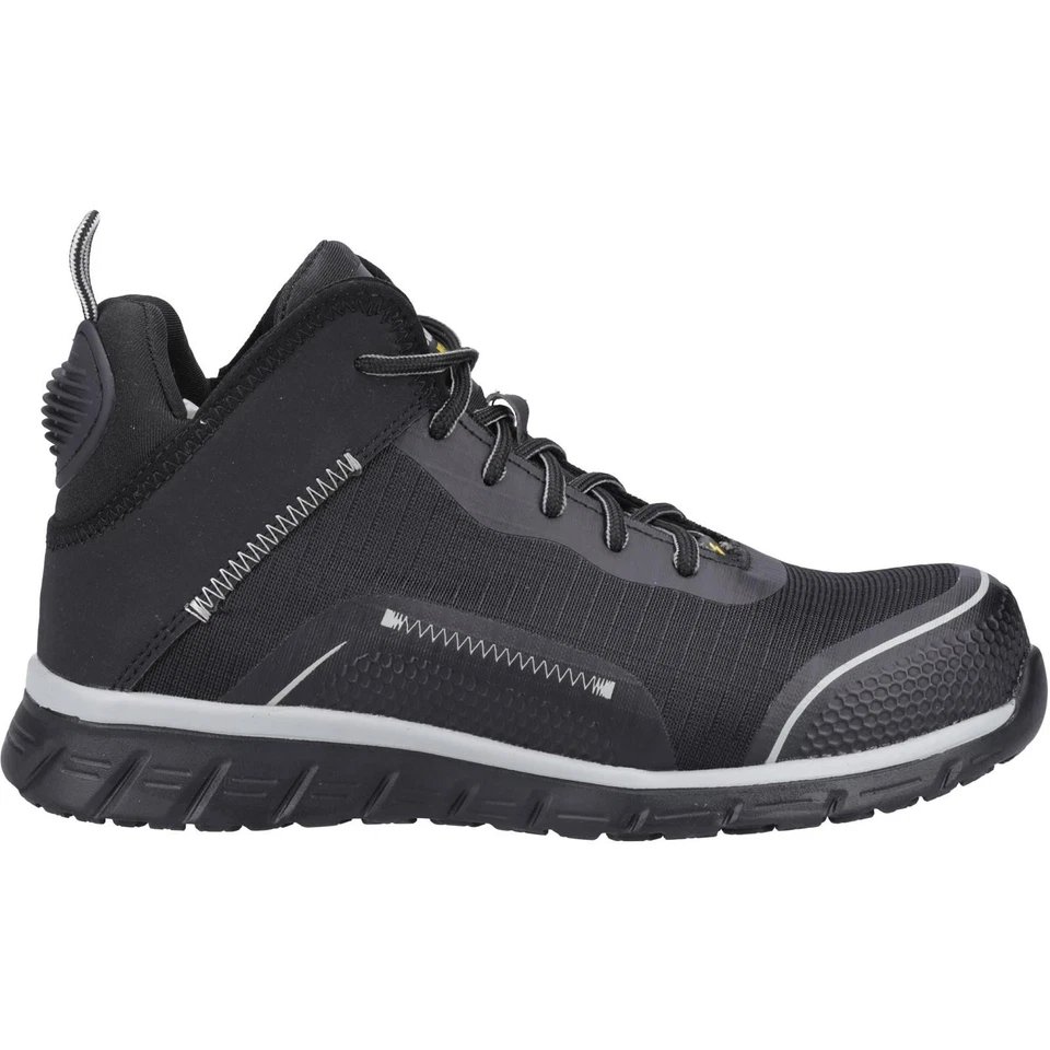 Safety Jogger LIGERO2 S1P Hommes Mi Sécurité Coffre Protection Travail Wear Noir - Photo 1/4