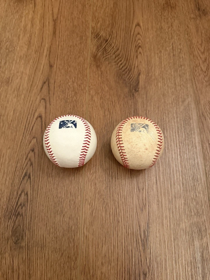 2 Balones Oficiales Rawlings MiLB MIDWEST LEAGUE. Variaciones raras y vintage. Foto 2 de 4