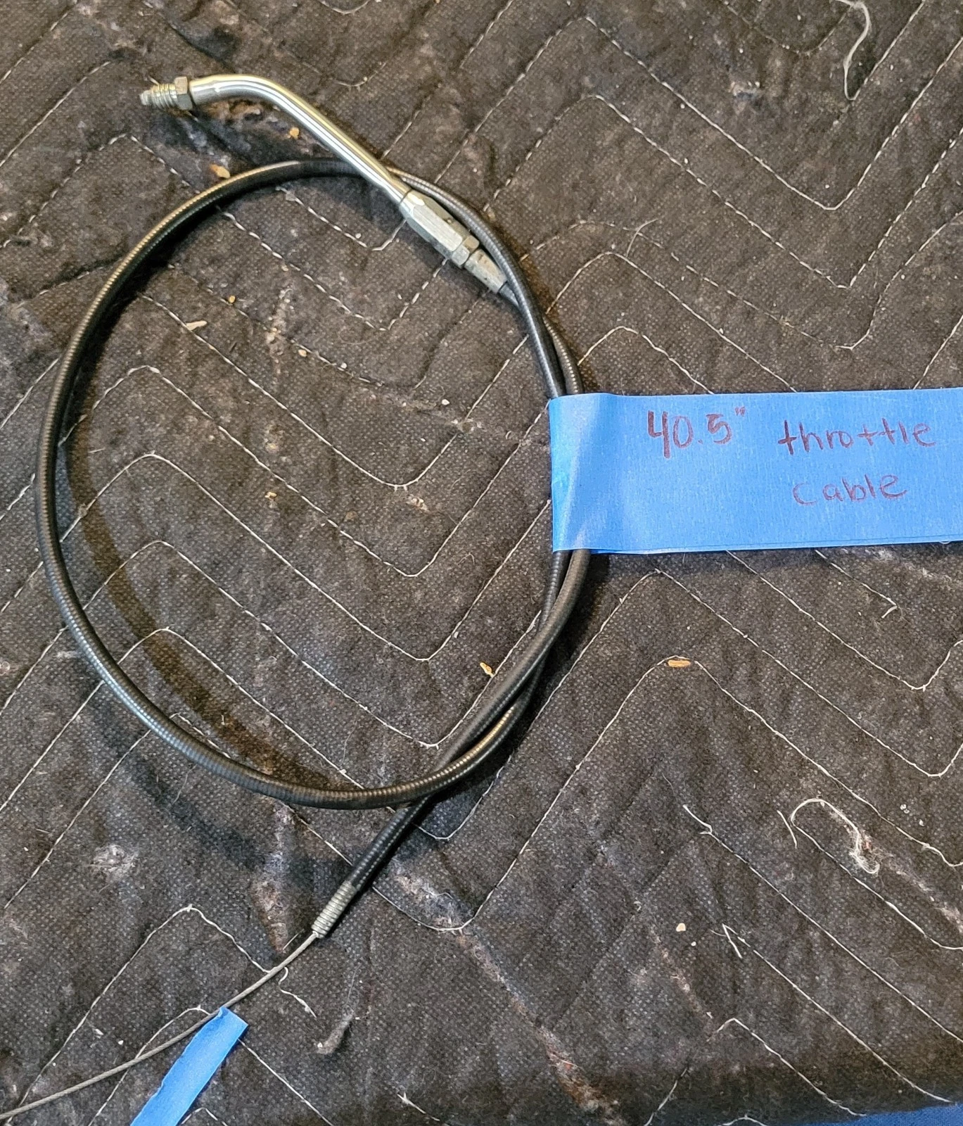 Black Vinyl Throttle Cable 40.5" Harley Davidson Please Read Description