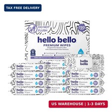 Hello Bello Premium Baby Wipes Sketches Fragrance-Free 12pk  720ct