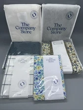 Set Of 6 The Company Store Pillow Shams -New